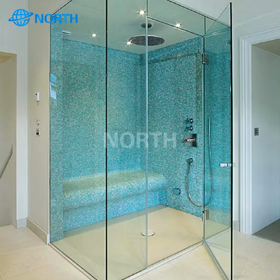 CE Igmc SGCC-zertifizierte, hochklare Duschabtrennung aus gehärtetem Glas, Duschwandpaneel, Glaspaneel, Glasschiebetür, Glasduschtür, Glastür